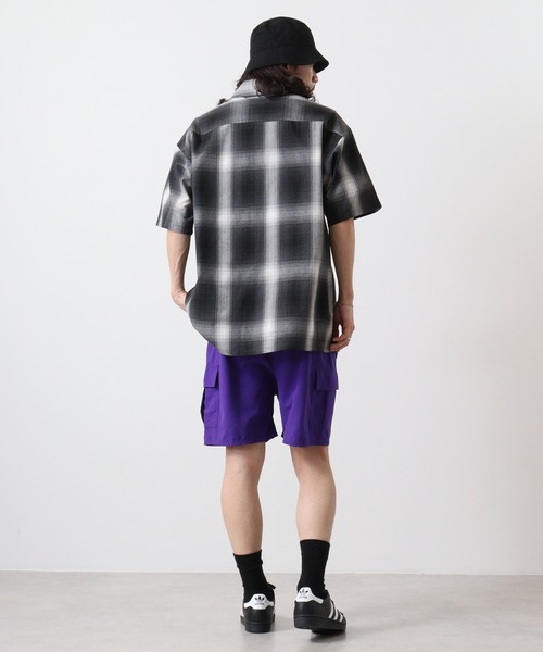 FUNALIVE(ファンアライブ)の「カーゴバルーンパンツ(ハーフ)(カーゴパンツ・メンズ・ブラック/パープル/ネイビー/グレー・M/L/XL)」の17枚目の写真