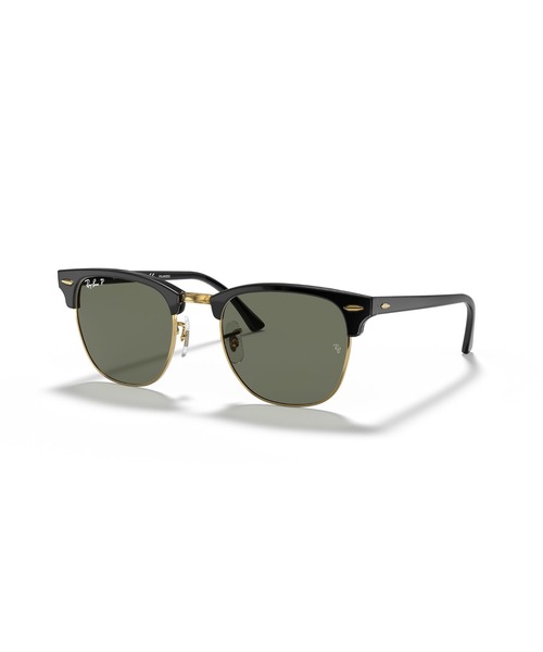 Ray-Ban(レイバン)の「Ray-Ban レイバン サングラス CLUBMASTER CLASSIC(偏光レンズ)(サングラス・メンズ・ブラック×グリーン・51)」の16枚目の写真