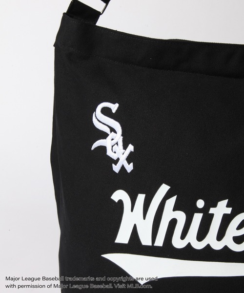 MLB(メジャーリーグベースボール)の「【MLB/メジャーリーグベースボール】キャンバスショルダーバッグ(ショルダーバッグ・メンズ・ネイビー/オフホワイト/ブラック・FREE)」の13枚目の写真