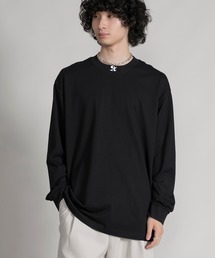【aimoha neo】EMBROIDERY CREWNECK SWEATER