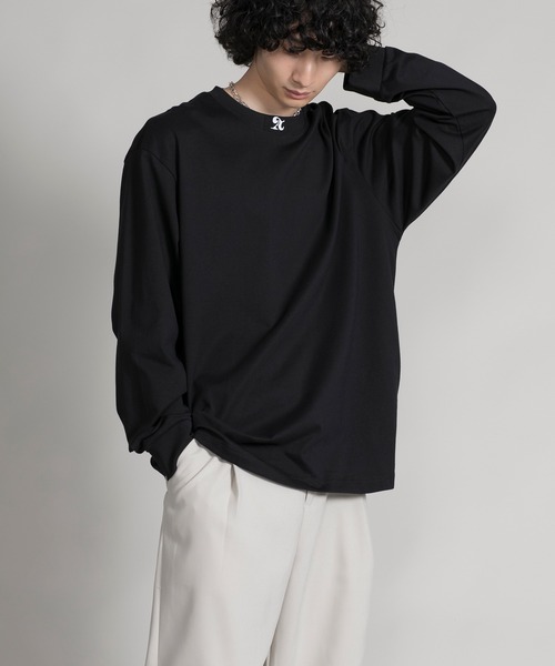 aimoha(アイモハ)の「【aimoha neo】EMBROIDERY CREWNECK SWEATER(スウェット・メンズ・ブラック/ホワイト・0/1/2/3)」の11枚目の写真