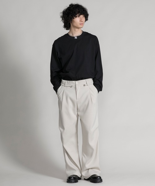 aimoha(アイモハ)の「【aimoha neo】EMBROIDERY CREWNECK SWEATER(スウェット・メンズ・ブラック/ホワイト・0/1/2/3)」の22枚目の写真