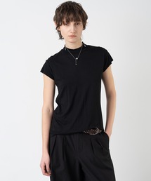 ELOOPS（イーループス）の「【ELOOPS】ドレープショートスリーブトップス（Tシャツ/カットソー）」