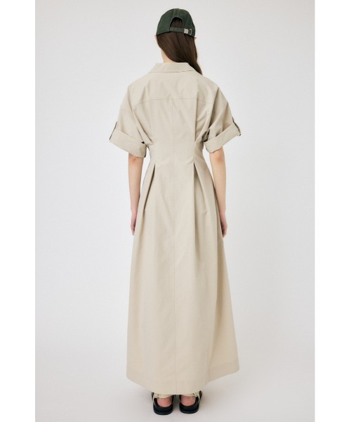 MOUSSY（マウジー）の「OPEN COLLAR SAFARI ドレス（ワンピース・レディース・アイボリー/グレー/ブラック・2/1）」の17枚目の写真