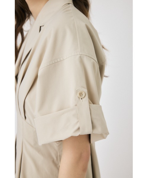 MOUSSY（マウジー）の「OPEN COLLAR SAFARI ドレス（ワンピース・レディース・アイボリー/グレー/ブラック・2/1）」の19枚目の写真