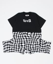 MM6 Maison Margiela（ｴﾑｴﾑｼｯｸｽ ﾒｿﾞﾝ ﾏﾙｼﾞｪﾗ）の「MM6 Maison Margiela(エムエムシックス メゾン マルジェラ)Kids & Junior ブランドロゴ半袖ワンピース（ワンピース）」