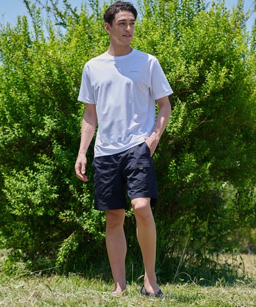 Eddie Bauer(エディーバウアー)の「テックメッシュ 半袖Tシャツ(Tシャツ/カットソー・メンズ・ライム/ブラック/ホワイト・L/XL/M/S/XXL)」の14枚目の写真