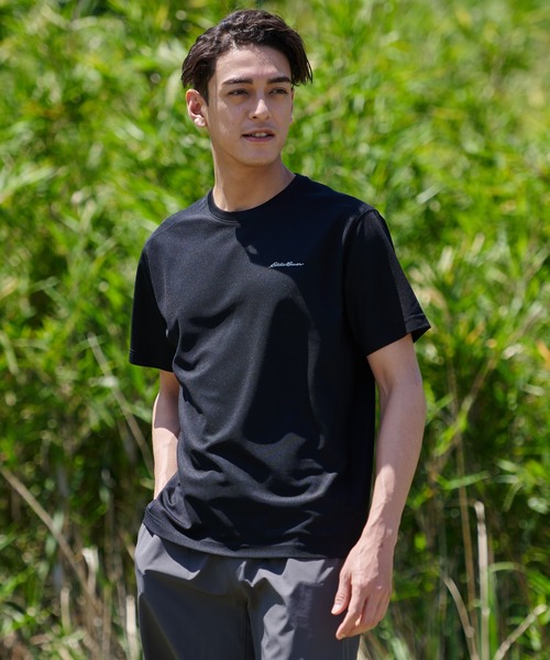 Eddie Bauer(エディーバウアー)の「テックメッシュ 半袖Tシャツ(Tシャツ/カットソー・メンズ・ライム/ブラック/ホワイト・L/XL/M/S/XXL)」の17枚目の写真