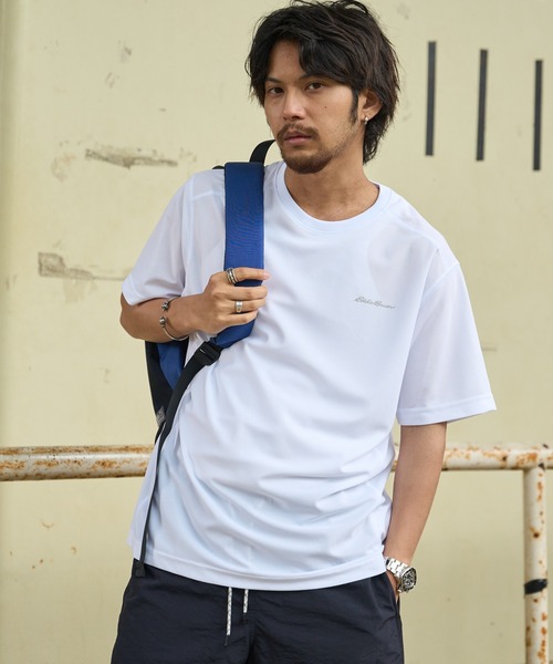 Eddie Bauer(エディーバウアー)の「テックメッシュ 半袖Tシャツ(Tシャツ/カットソー・メンズ・ライム/ブラック/ホワイト・L/XL/M/S/XXL)」の15枚目の写真