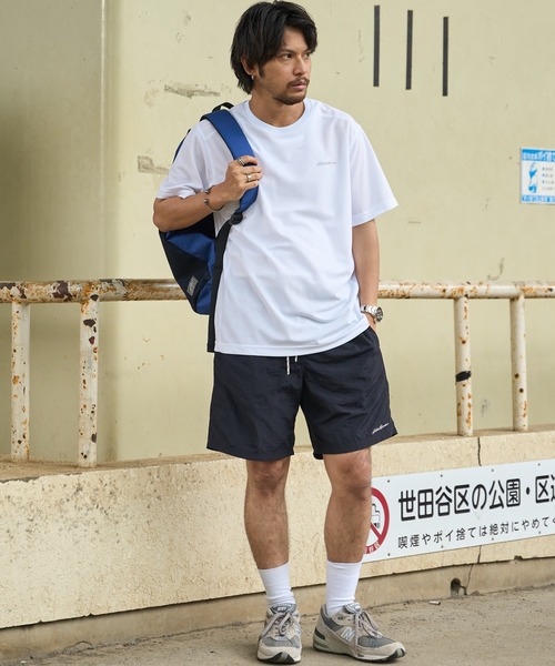 Eddie Bauer(エディーバウアー)の「テックメッシュ 半袖Tシャツ(Tシャツ/カットソー・メンズ・ライム/ブラック/ホワイト・L/XL/M/S/XXL)」の16枚目の写真