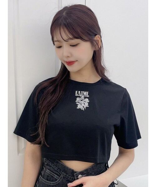EATME(イートミー)の「フェティッシュグラフィックTシャツ(Tシャツ/カットソー・レディース・ブラック/ブラウン/アイボリー・FREE)」の13枚目の写真