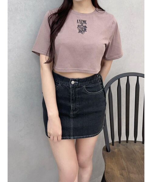EATME(イートミー)の「フェティッシュグラフィックTシャツ(Tシャツ/カットソー・レディース・ブラック/ブラウン/アイボリー・FREE)」の15枚目の写真