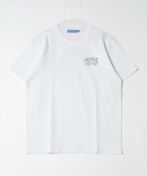 ムラサキスポーツ（ムラサキスポーツ）の「ALOHA PEOPLE/アロハピープル 半袖 Tシャツ バックプリント カーシヴ MOAP24SL003（Tシャツ/カットソー・レディース・ホワイト×グリーン/ホワイト×ブルー・L/M）」の20枚目の写真