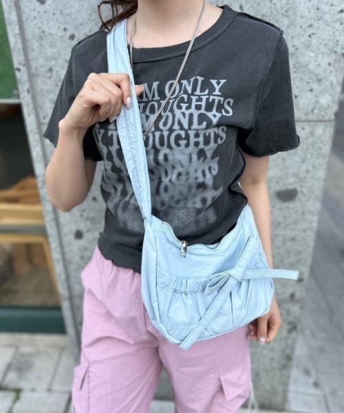 ipugo（イプゴ）の「ipugo/イプゴ シャーリング リボン バッグ（ショルダーバッグ・レディース・シルバー/ブルー/ブラック・FREE）」の14枚目の写真
