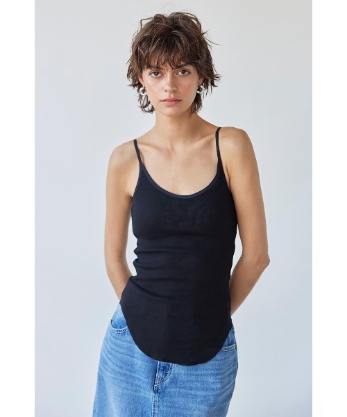 ALEXIA STAM(アリシアスタン)の「Padded Rib Camisole /パッドinリブキャミソール(キャミソール・レディース・ブラック/グレー/モカ/オフホワイト・M/S)」の3枚目の写真