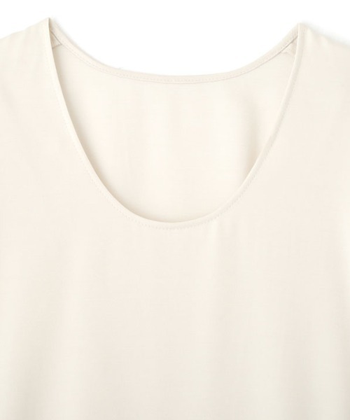 katy☆　エトレトウキョウ　フィブリルサテンロングワンピース 24ss ETRE TOKYO フィブリルサテンハーフスリーブロング