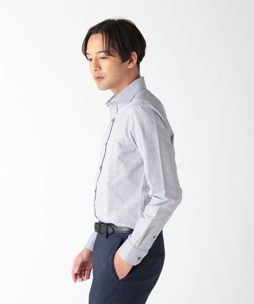 CROWDED CLOSET（クラウデッドクローゼット）の「ランダムコットンジャカードシャツ（シャツ/ブラウス・メンズ・ホワイト系その他/ホワイト/ブルー・03/02/01/04）」の16枚目の写真