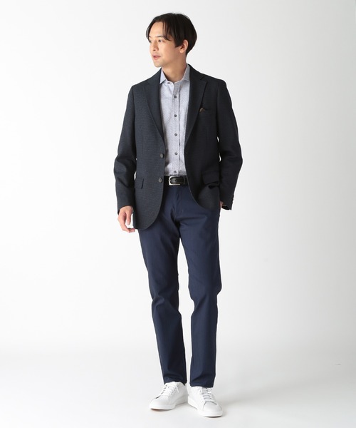 CROWDED CLOSET（クラウデッドクローゼット）の「ランダムコットンジャカードシャツ（シャツ/ブラウス・メンズ・ホワイト系その他/ホワイト/ブルー・03/02/01/04）」の19枚目の写真