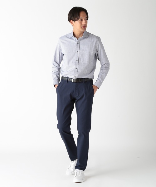 CROWDED CLOSET（クラウデッドクローゼット）の「ランダムコットンジャカードシャツ（シャツ/ブラウス・メンズ・ホワイト系その他/ホワイト/ブルー・03/02/01/04）」の18枚目の写真