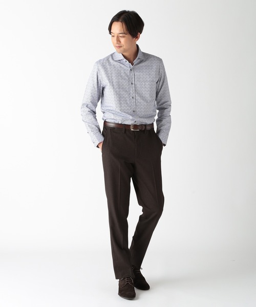 CROWDED CLOSET（クラウデッドクローゼット）の「ランダムコットンジャカードシャツ（シャツ/ブラウス・メンズ・ホワイト系その他/ホワイト/ブルー・03/02/01/04）」の20枚目の写真