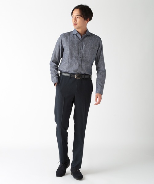 CROWDED CLOSET（クラウデッドクローゼット）の「ランダムコットンジャカードシャツ（シャツ/ブラウス・メンズ・ホワイト系その他/ホワイト/ブルー・03/02/01/04）」の22枚目の写真