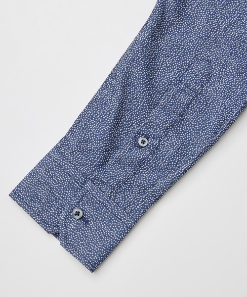 CROWDED CLOSET（クラウデッドクローゼット）の「ランダムコットンジャカードシャツ（シャツ/ブラウス・メンズ・ホワイト系その他/ホワイト/ブルー・03/02/01/04）」の9枚目の写真