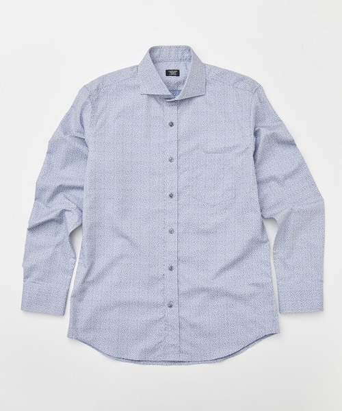 CROWDED CLOSET（クラウデッドクローゼット）の「ランダムコットンジャカードシャツ（シャツ/ブラウス・メンズ・ホワイト系その他/ホワイト/ブルー・03/02/01/04）」の4枚目の写真