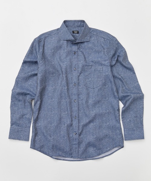 CROWDED CLOSET（クラウデッドクローゼット）の「ランダムコットンジャカードシャツ（シャツ/ブラウス・メンズ・ホワイト系その他/ホワイト/ブルー・03/02/01/04）」の6枚目の写真