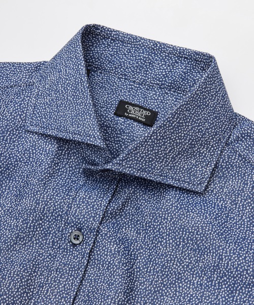 CROWDED CLOSET（クラウデッドクローゼット）の「ランダムコットンジャカードシャツ（シャツ/ブラウス・メンズ・ホワイト系その他/ホワイト/ブルー・03/02/01/04）」の10枚目の写真
