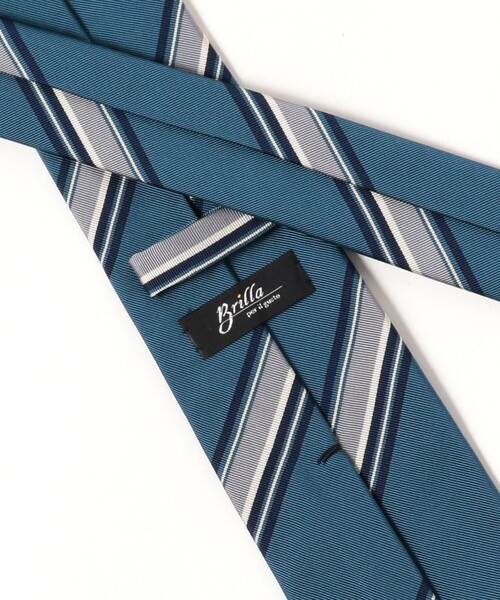 【セール】シルク ストライプ ネクタイ（ネクタイ）｜BRILLA per il gusto（ブリッラペルイルグースト）