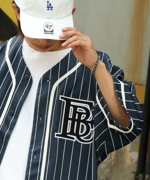 FUBU（ フブ）の「【FUBU/フブ】Stripe Baseball Shirts