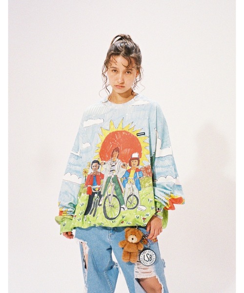 LittleSunnyBite／リトルサニーバイト／luke stephenson x LSB Ic LITTLE SUNNY BITE リトルサニーバイト littlesunnybiteビッグ Tシャツ