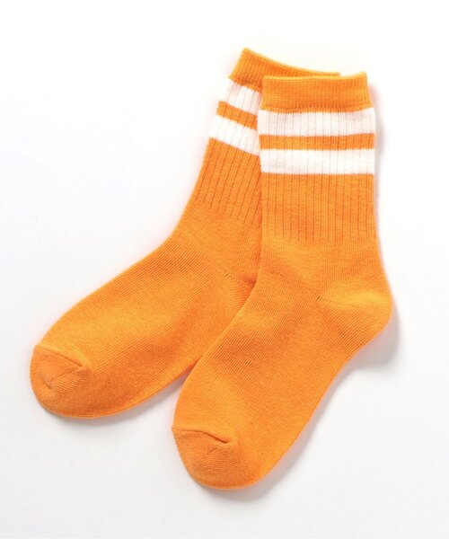 BREEZE（ブリーズ）の「【20周年】HAPPY FO SMILE ソックス（ソックス/靴下・キッズ・オフホワイト/オレンジ/グリーン/ライム/ピンク/ブルー・21/18/15 ）」の13枚目の写真
