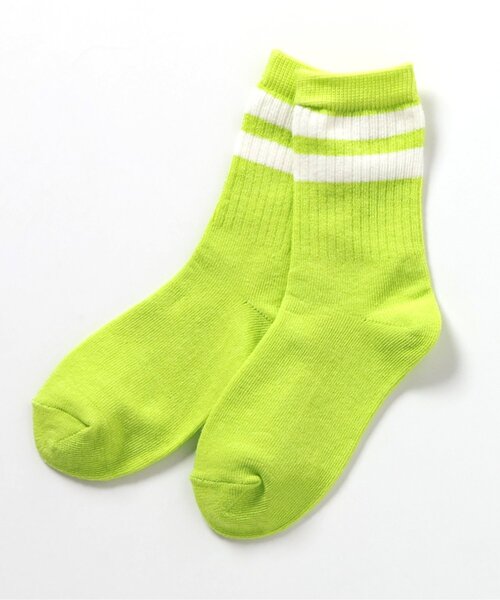 BREEZE（ブリーズ）の「【20周年】HAPPY FO SMILE ソックス（ソックス/靴下・キッズ・オフホワイト/オレンジ/グリーン/ライム/ピンク/ブルー・21/18/15 ）」の10枚目の写真