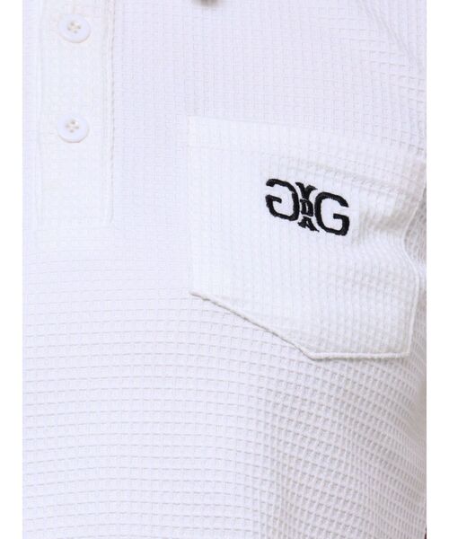 GYDA(ジェイダ)の「Symmetry GYDA ラメembroideryポロトップス(Tシャツ/カットソー・レディース・ブラック/レッド/オフホワイト・FREE)」の17枚目の写真