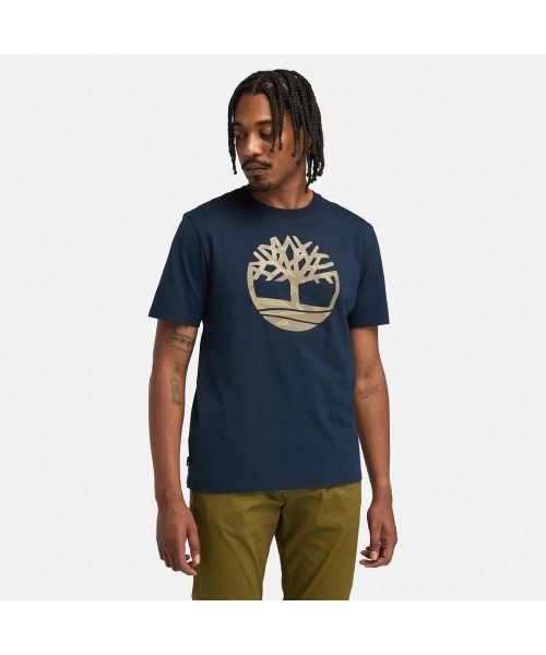 セール】メンズ 半袖 ノースウッド ツリー カモ ロゴ Tシャツ（T