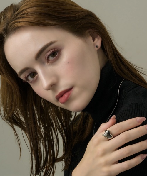 muku(ムク)の「ビッグハートリング(リング・レディース・シルバー/ゴールド・11/13)」の4枚目の写真