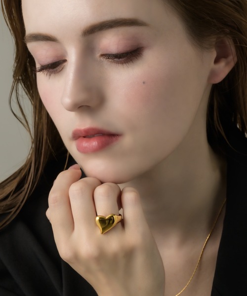 muku(ムク)の「ビッグハートリング(リング・レディース・シルバー/ゴールド・11/13)」の7枚目の写真