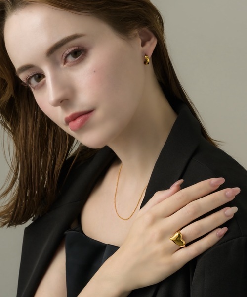 muku(ムク)の「ビッグハートリング(リング・レディース・シルバー/ゴールド・11/13)」の9枚目の写真