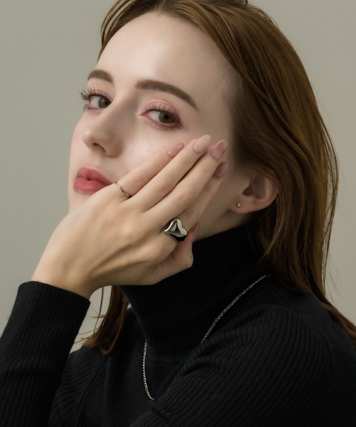 muku(ムク)の「ビッグハートリング(リング・レディース・シルバー/ゴールド・11/13)」の8枚目の写真