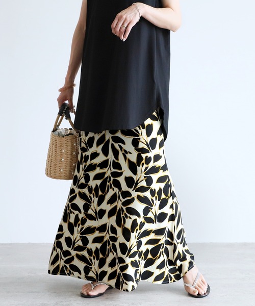 reca（レカ）の「柄マーメードスカート（スカート・レディース・グリーン/ブラック・M/L）」の10枚目の写真