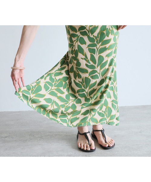 reca（レカ）の「柄マーメードスカート（スカート・レディース・グリーン/ブラック・M/L）」の4枚目の写真