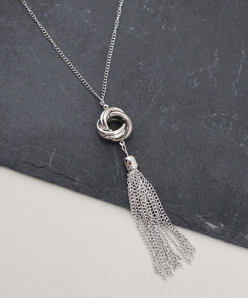 styiro（スタイロ）の「ニッケルフリー チェーンタッセルメタルロングネックレス（ネックレス・レディース・シルバー系2/シルバー/ゴールド系2/ゴールド・FREE）」の12枚目の写真