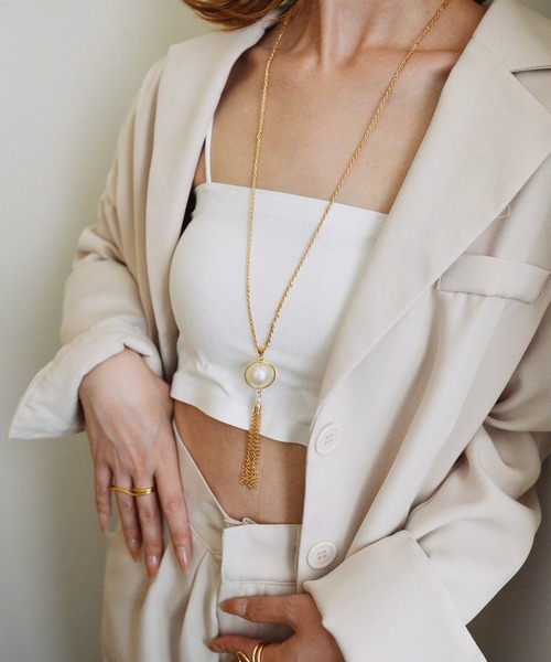 styiro（スタイロ）の「ニッケルフリー チェーンタッセルメタルロングネックレス（ネックレス・レディース・シルバー系2/シルバー/ゴールド系2/ゴールド・FREE）」の22枚目の写真