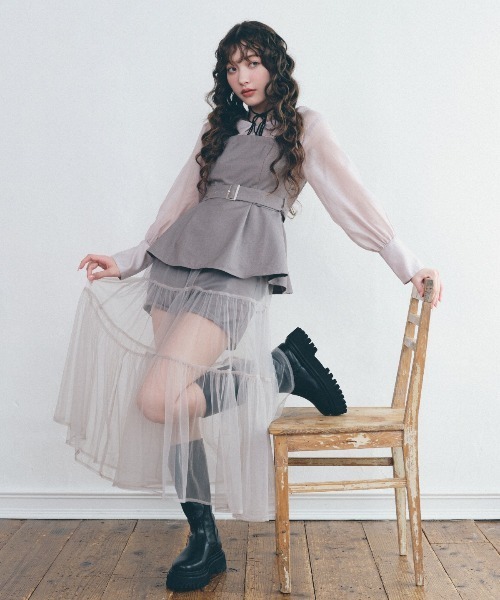 REDYAZEL シャツドッキングベアワンピース REDYAZEL｜シャツドッキングベアワンピース | Rakuten Fashion