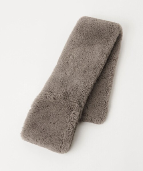 BEAUTY&YOUTH UNITED ARROWS(ビューティーアンドユースユナイテッドアローズ)の「フェイクファー マフラー(マフラー・レディース・ワインレッド/グレー/ナチュラル・FREE)」の14枚目の写真