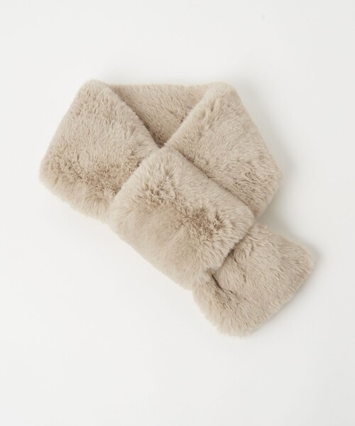 BEAUTY&YOUTH UNITED ARROWS(ビューティーアンドユースユナイテッドアローズ)の「フェイクファー マフラー(マフラー・レディース・ワインレッド/グレー/ナチュラル・FREE)」の16枚目の写真