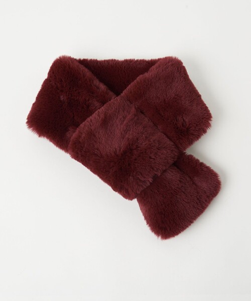 BEAUTY&YOUTH UNITED ARROWS(ビューティーアンドユースユナイテッドアローズ)の「フェイクファー マフラー(マフラー・レディース・ワインレッド/グレー/ナチュラル・FREE)」の19枚目の写真