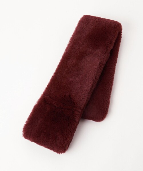 BEAUTY&YOUTH UNITED ARROWS(ビューティーアンドユースユナイテッドアローズ)の「フェイクファー マフラー(マフラー・レディース・ワインレッド/グレー/ナチュラル・FREE)」の20枚目の写真