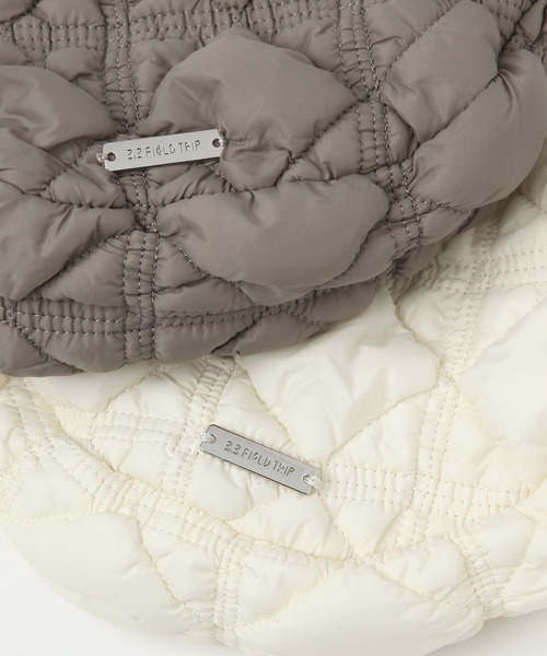 3.3 Field Trip （3.3フィールドトリップ）の「3.3 Field Trip／パフショルダーバッグ（ショルダーバッグ・レディース・ブラック/アイボリー/グレー・ONE SIZE）」の11枚目の写真